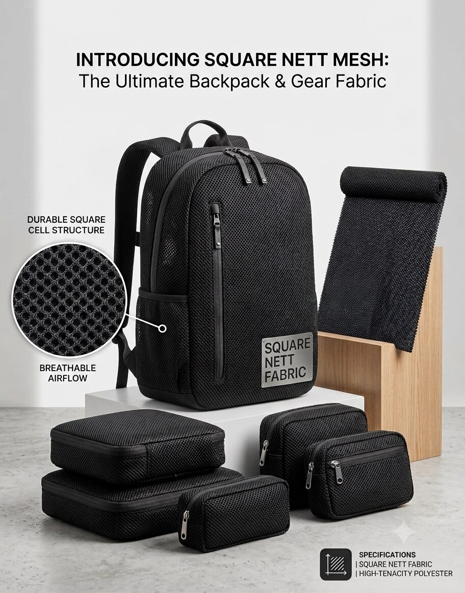 Square Nett 8 Meter Bag Fabric image 2