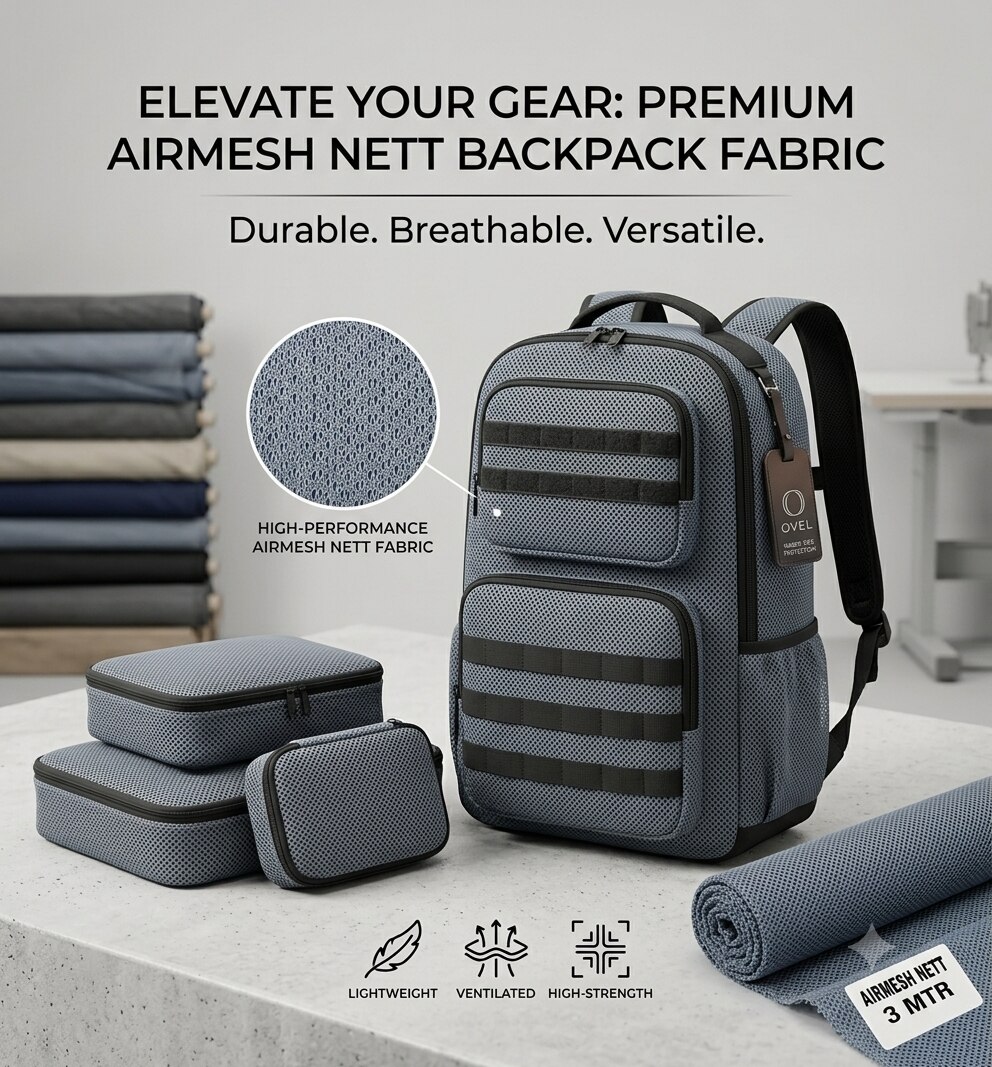 Air Mesh Nett 3 Meter Bag Fabric image 2