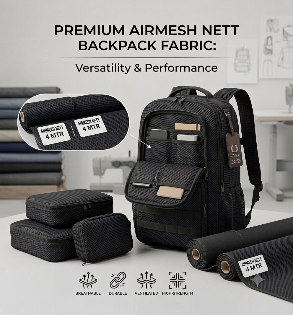 Air Mesh Nett 4 Meter Bag Fabric image 2