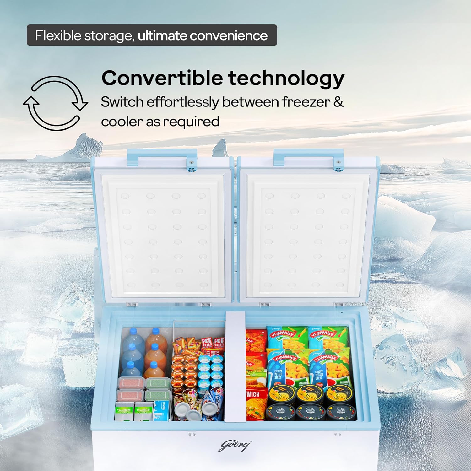 Godrej Deep Freezer Hard Top 330C 2RCLP image 4