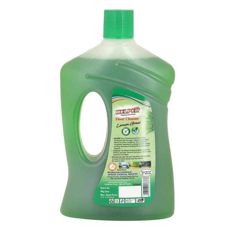 Floor & Surface Cleaner, Lemon Grass -500ml. Bottle image 2