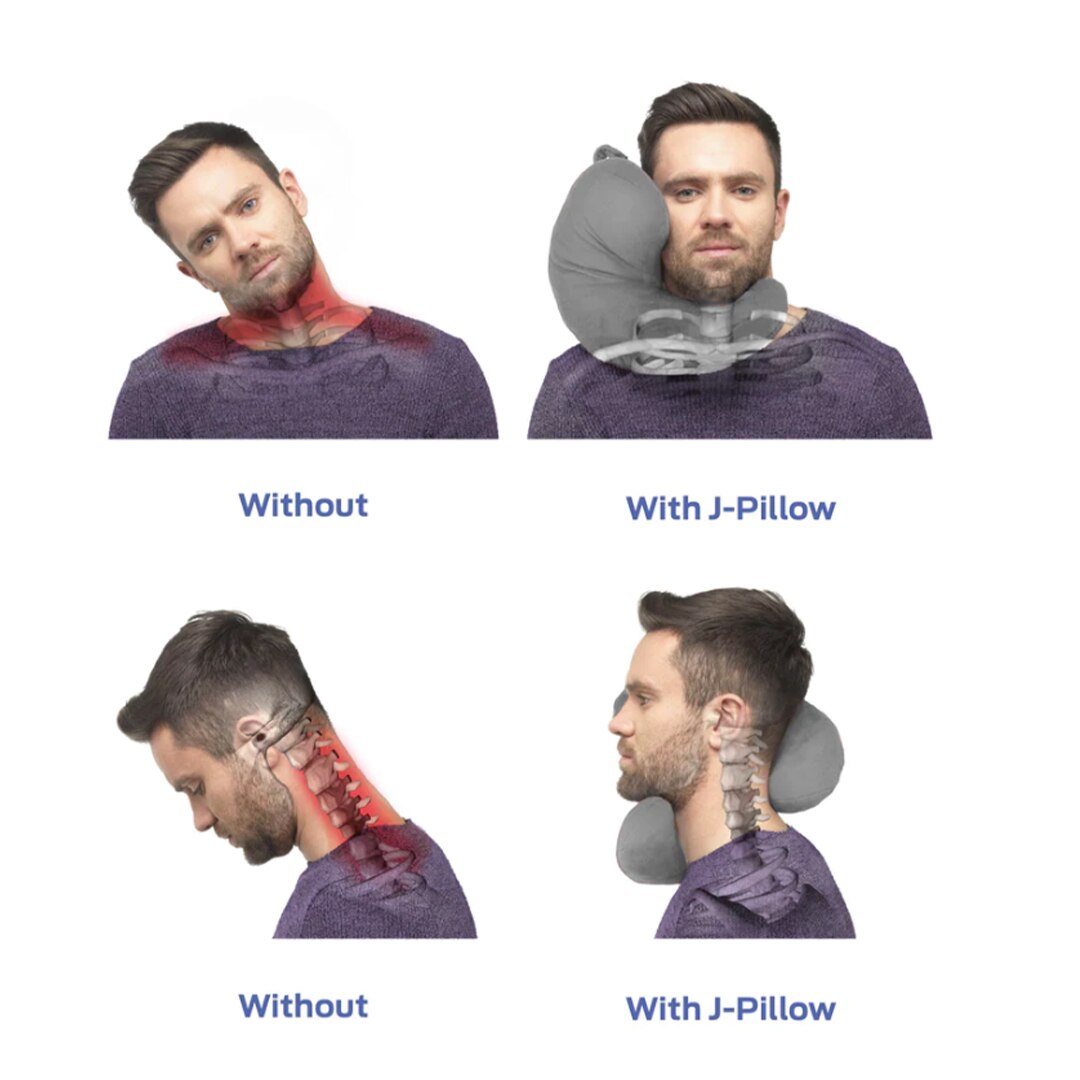 J Pillow Travel Pillow, Head, Chin and Neck Support image 3
