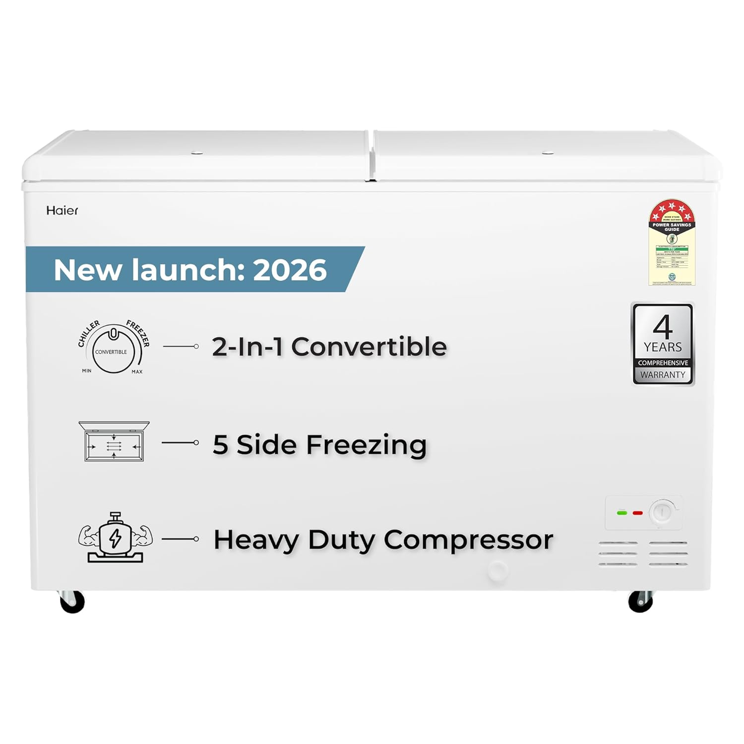 Haier Deep Freezer Hard Top HFC-500DPW5 image 3