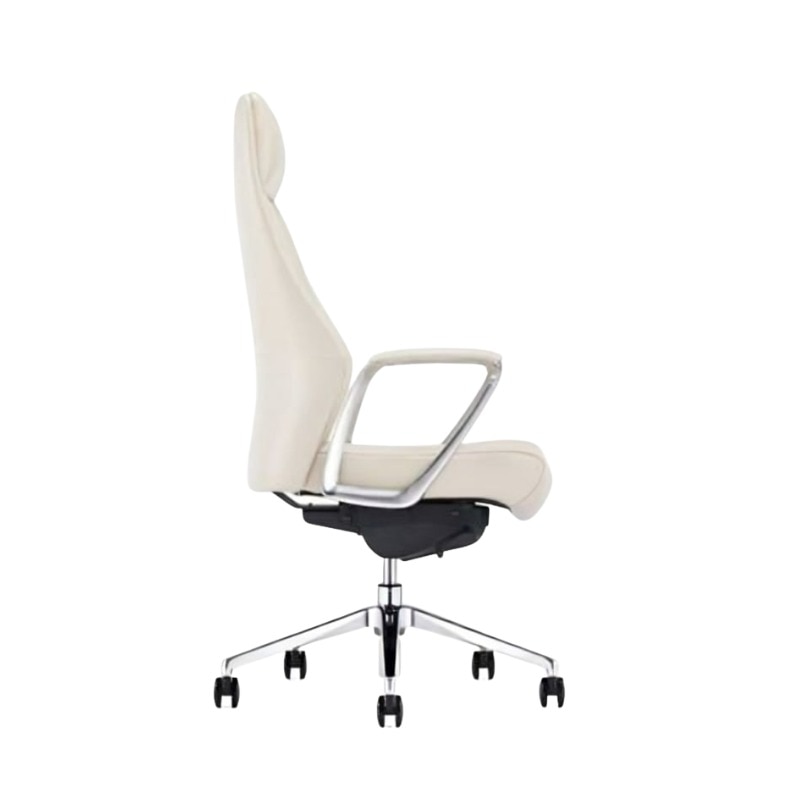 Maxon Office Chair in Beige | Ergonomic PU Leather Executive Chair for Office image 2