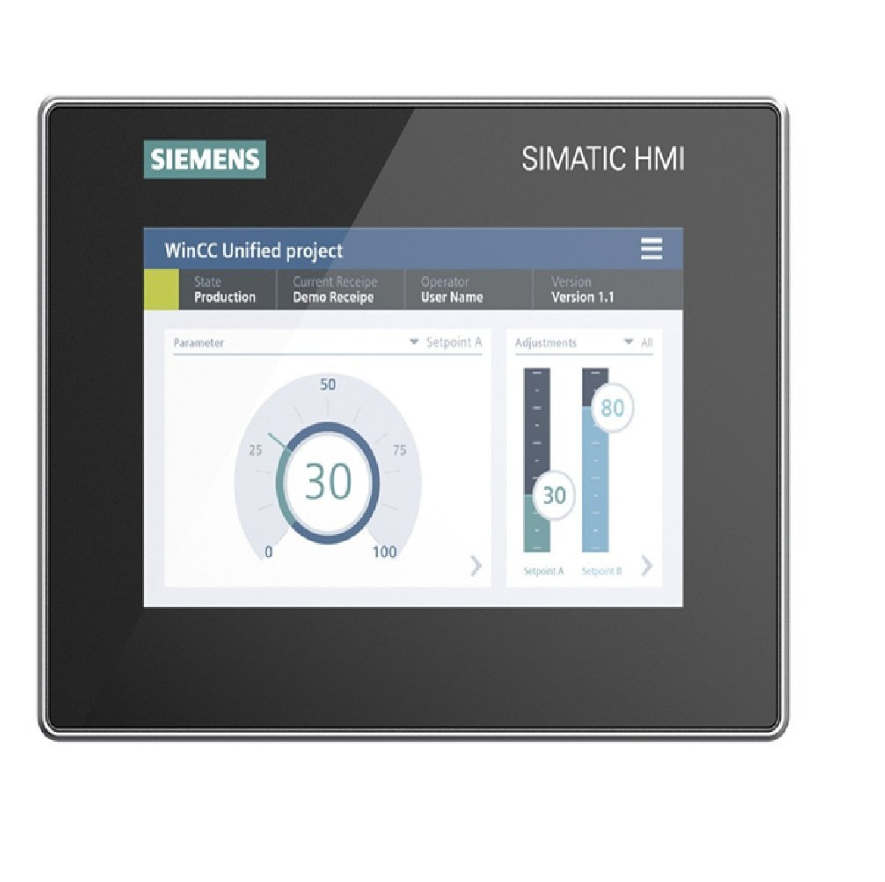 Siemens 6AV2128-3QB06-0AX0 is a 15.6-inch SIMATIC HMI Unified Comfort Panel image 3