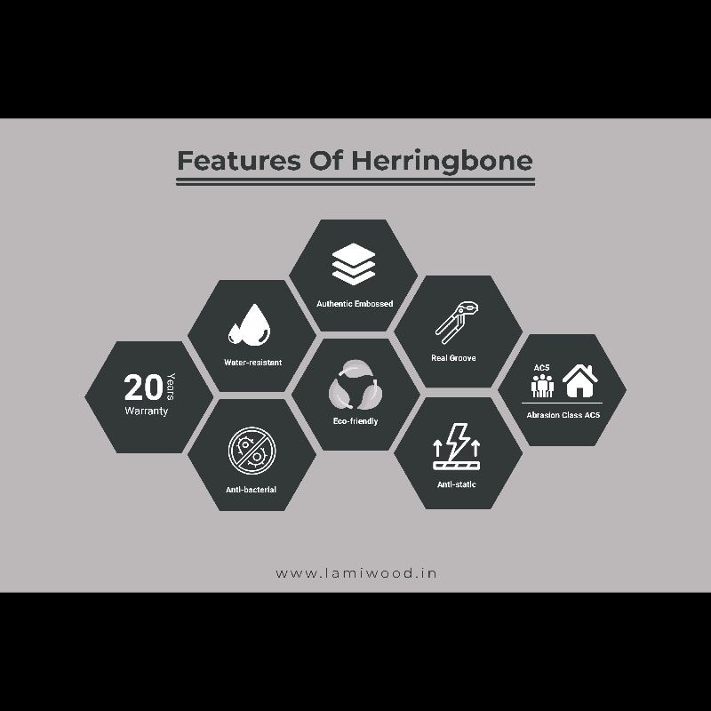 Laminated Flooring Herringbone-Revive Collection image 8