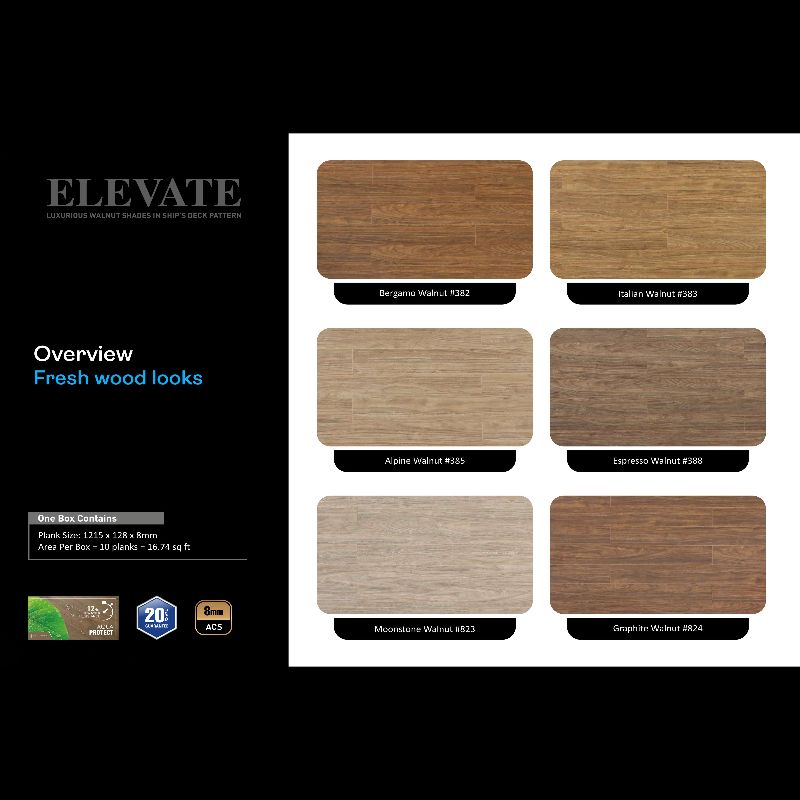 Premium Laminated Flooring 8mm AC5 Elevate Collection image 9