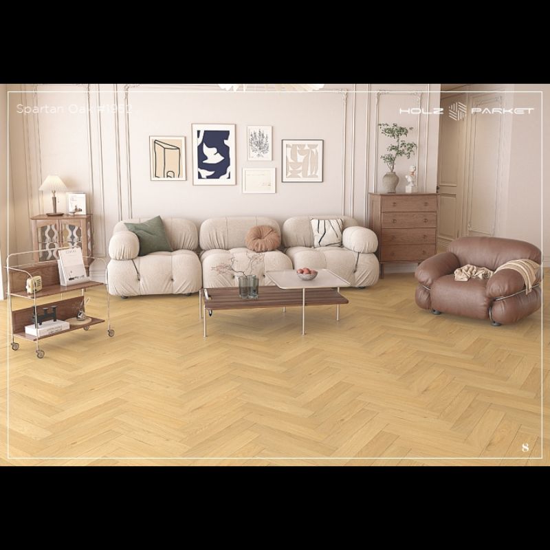 Laminate Flooring 8mm Herringbone Marvel Collection image 8