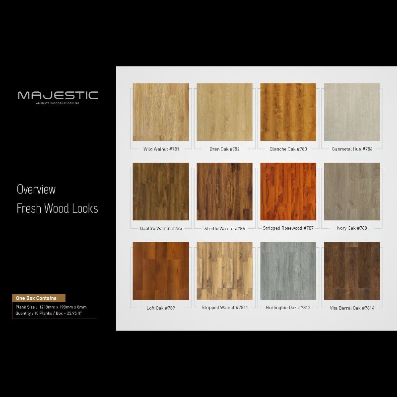 Laminated Wooden Flooring Majestic Collection image 3