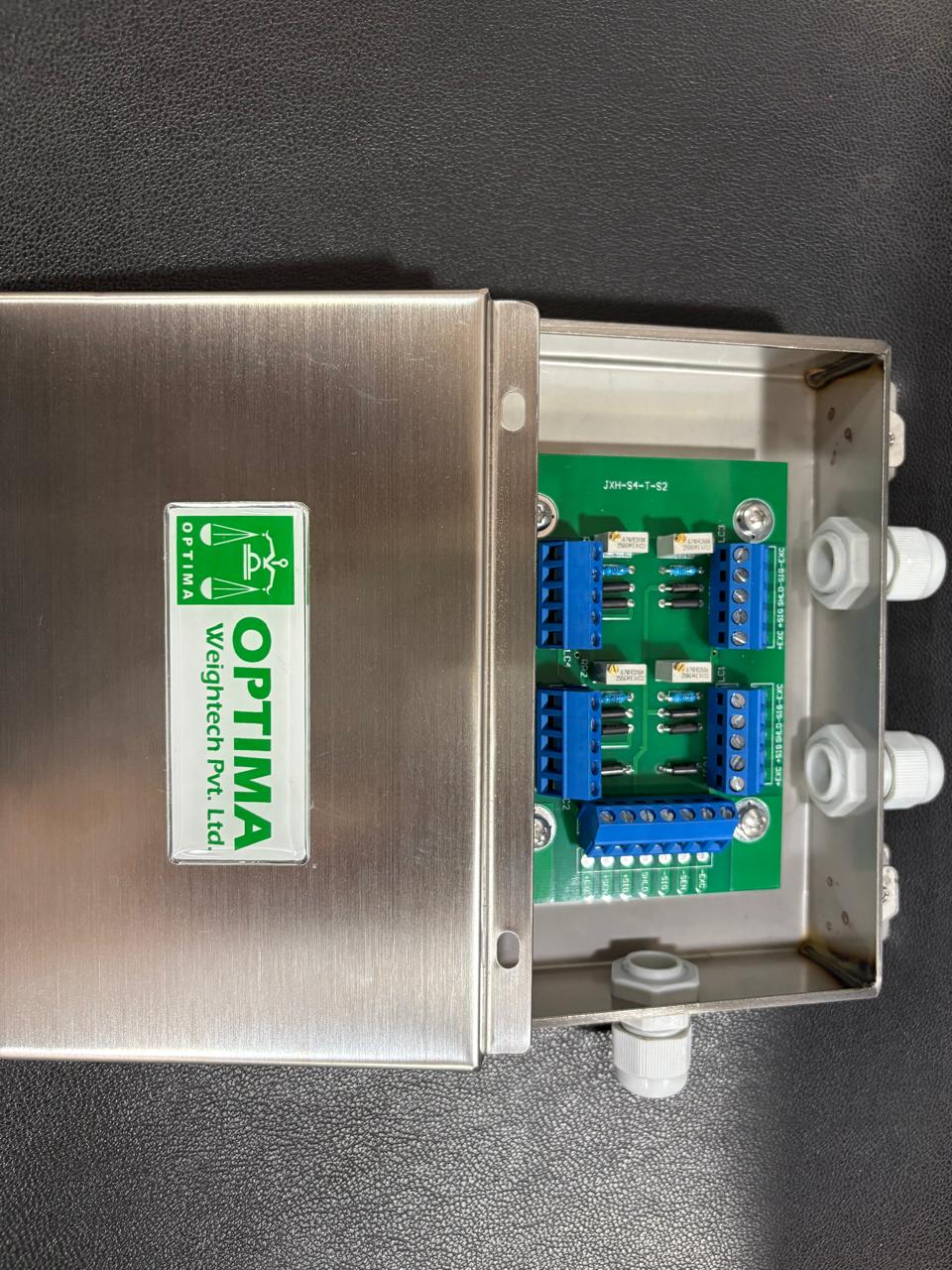 Stainless Steel Junction Box for 4 Load cell with  Equalisation Board / Summing Card image 2