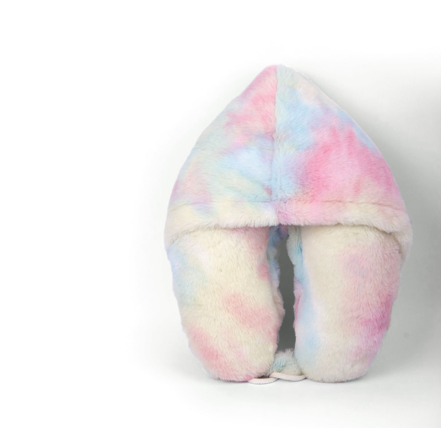 Premium Fur Hoodie Neck Pillow – Cozy Comfort & Privacy Anywhere image 3