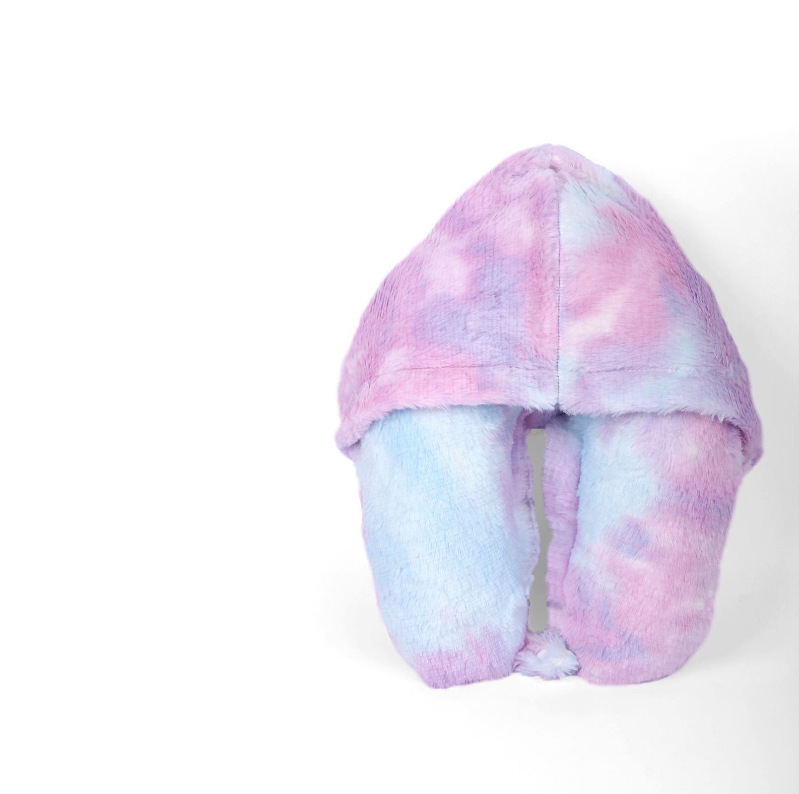 Premium Fur Hoodie Neck Pillow – Cozy Comfort & Privacy Anywhere image 3