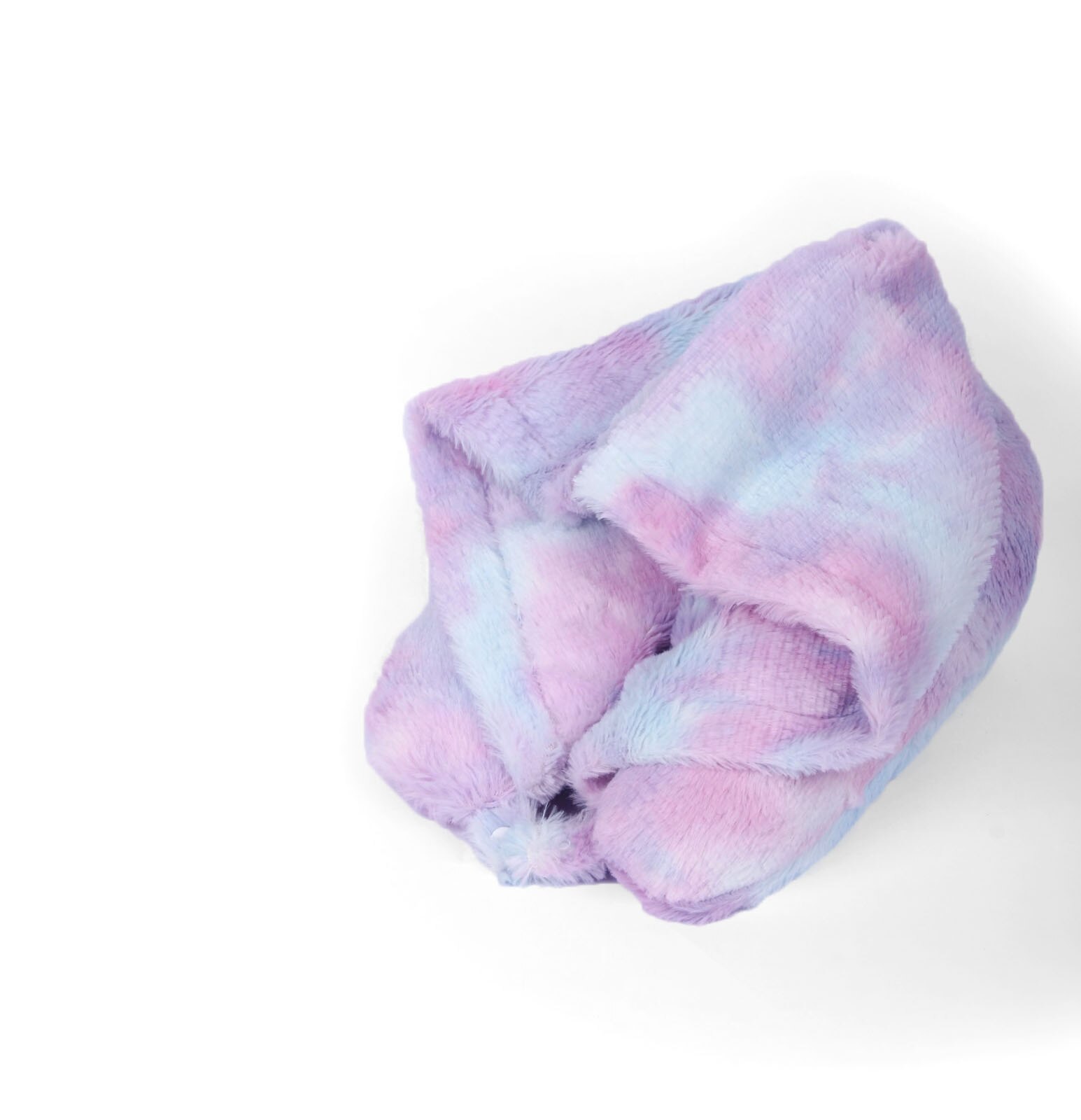 Premium Fur Hoodie Neck Pillow – Cozy Comfort & Privacy Anywhere image 2
