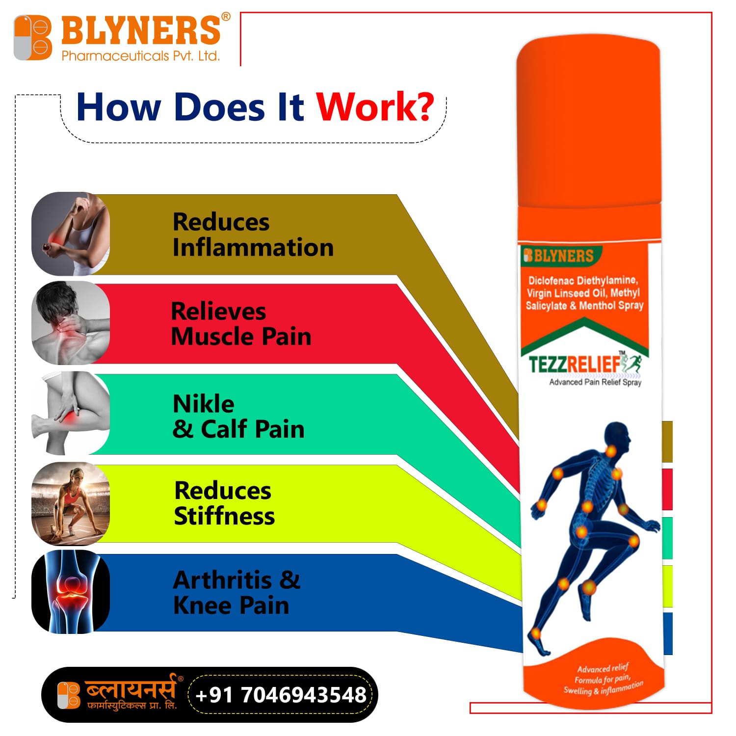 TEZZ RELIEF ADVANCED SPRAY 55 GM image 4