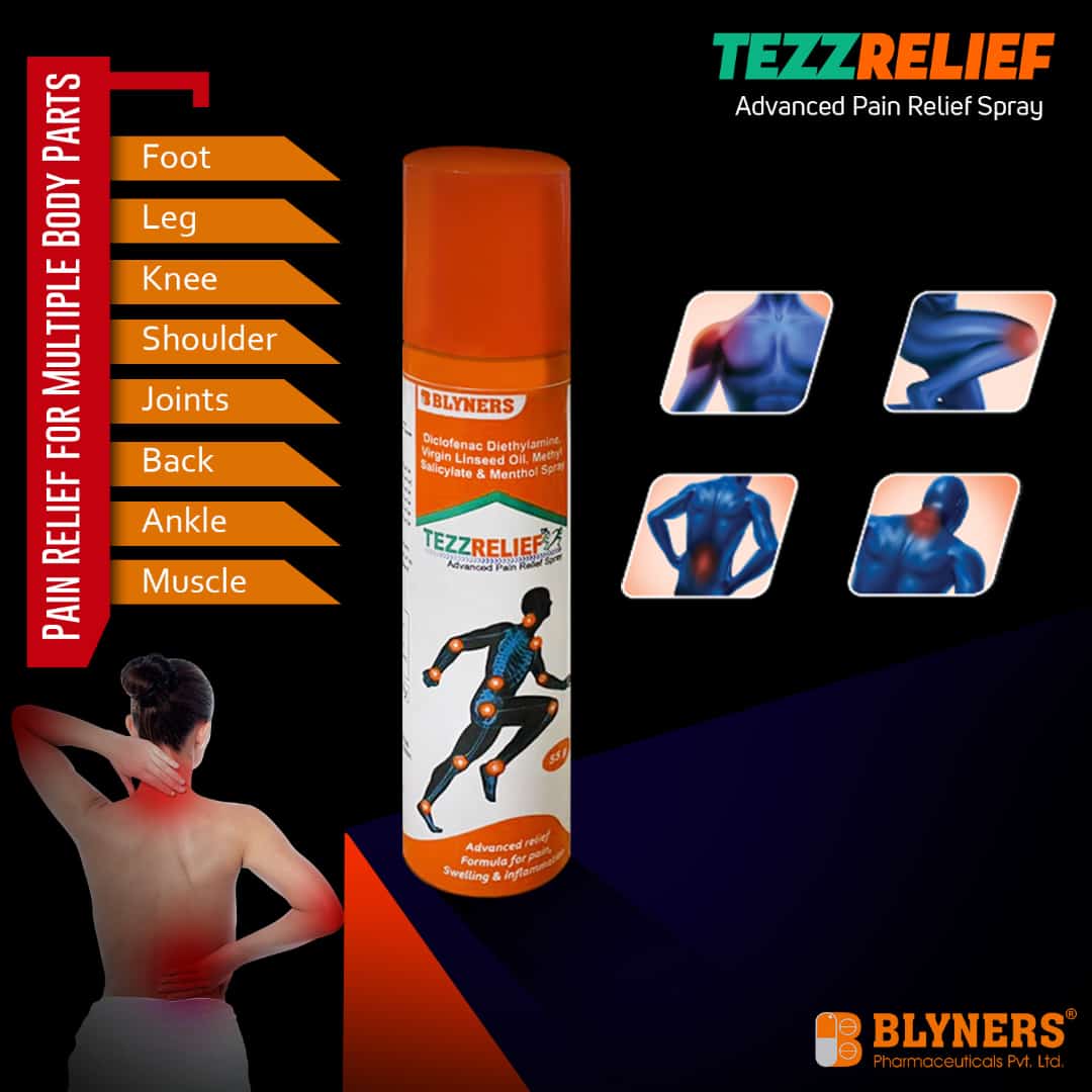 TEZZ RELIEF ADVANCED SPRAY 55 GM image 2