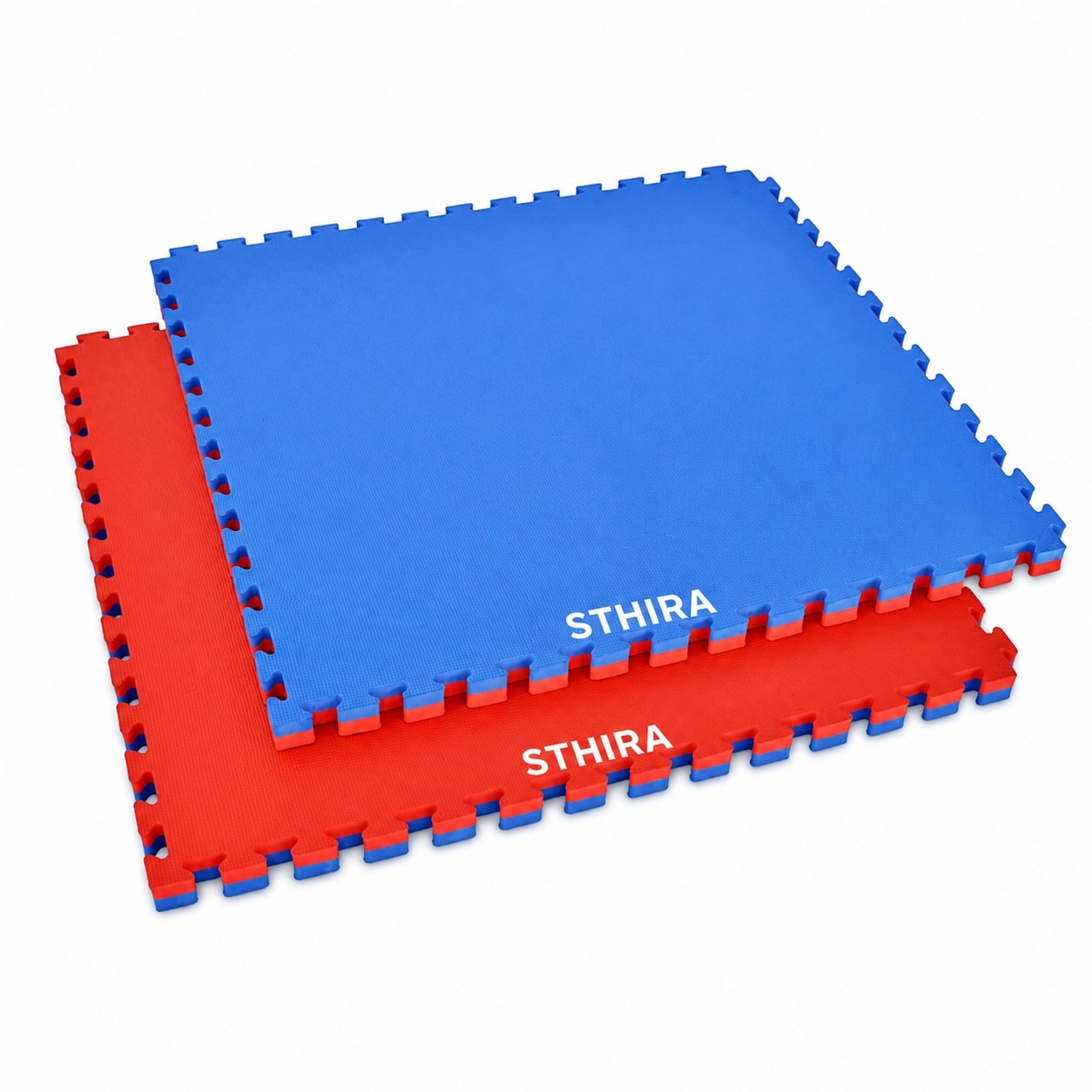 Interlocking Kabaddi Mats 35MM 1M*1M (Red & Blue) Set of 10 image 6