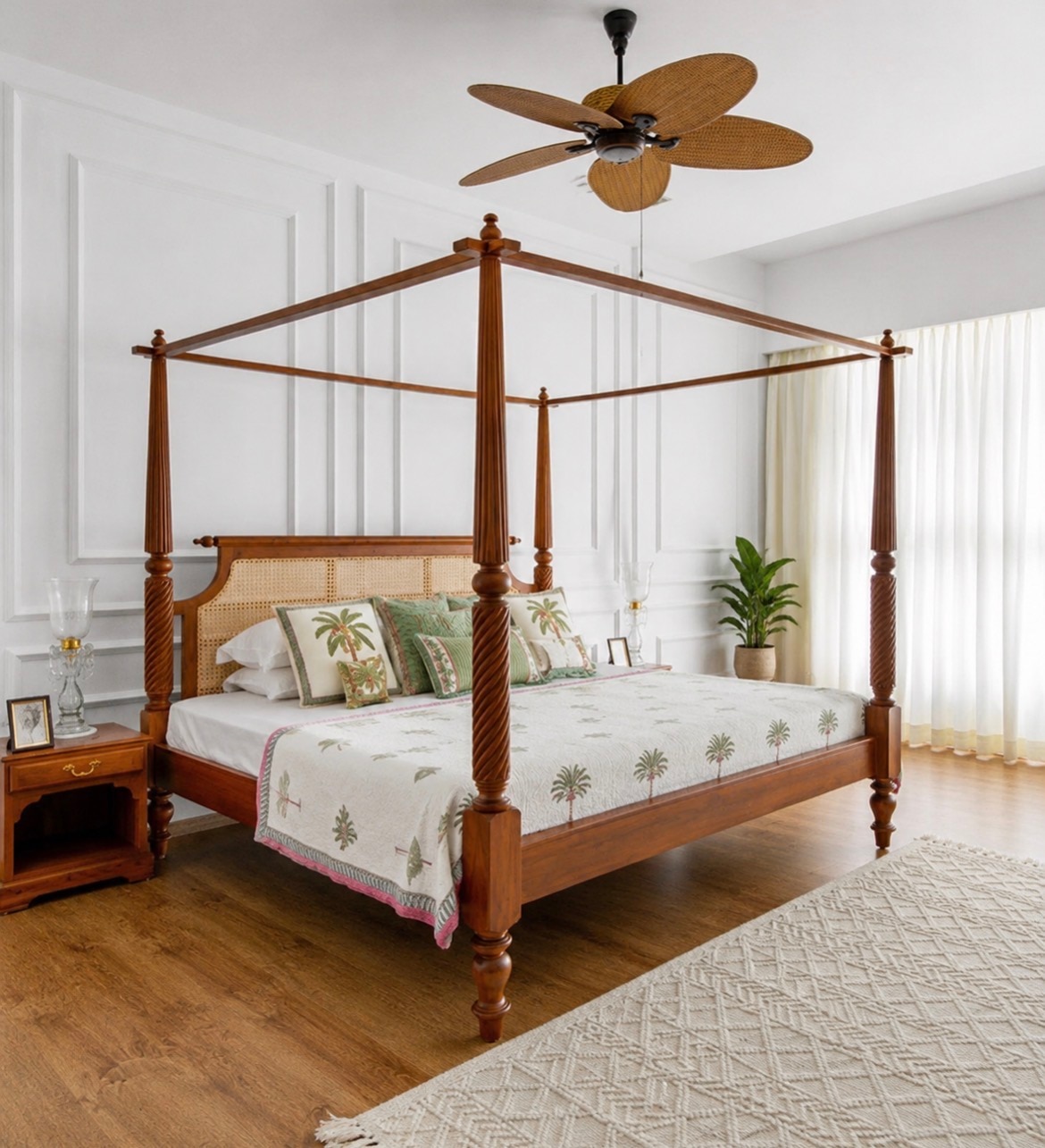 Four Poster Bed Cane image 2