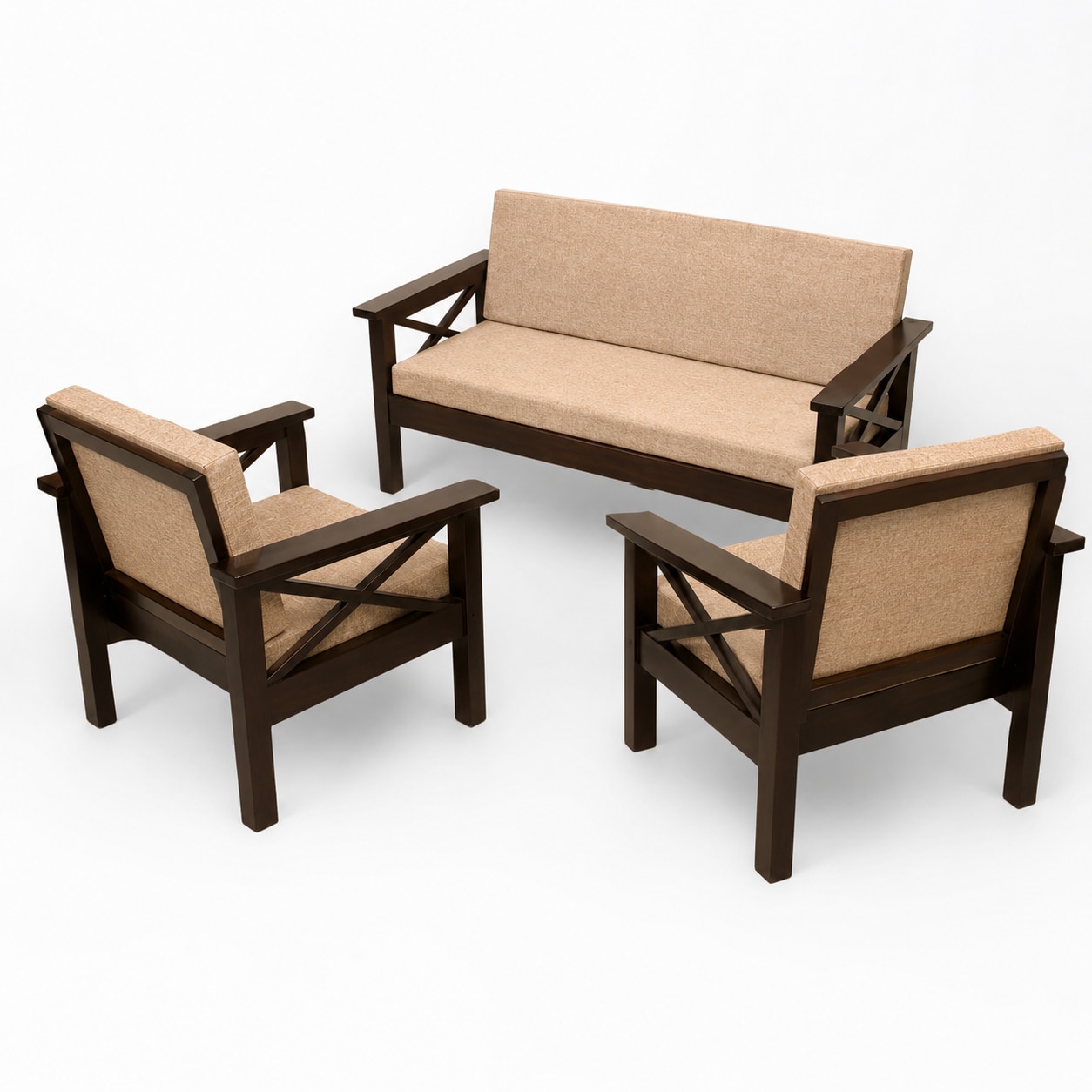 X patti sofa 3+1+1Set image 2