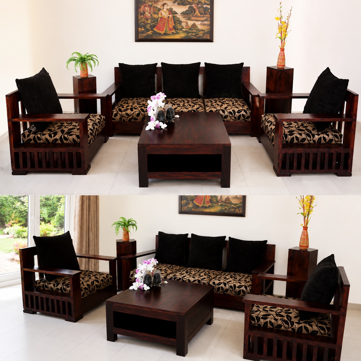 Wooden Sofa HAVANA 3+1+1 image 2