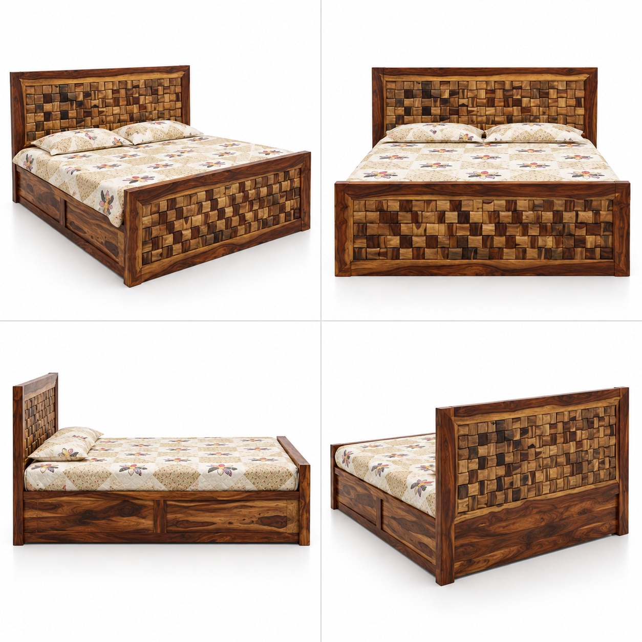 WEAVE Queen/King bed with storage image 2
