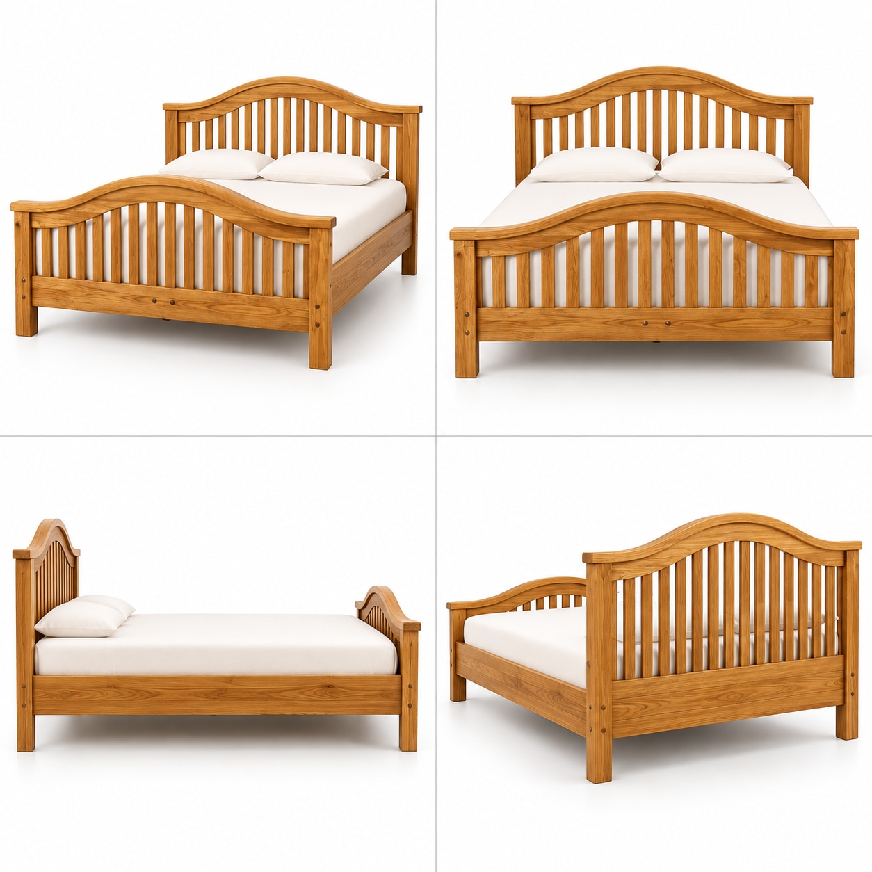 MAURYA Queen/King bed without storage image 2