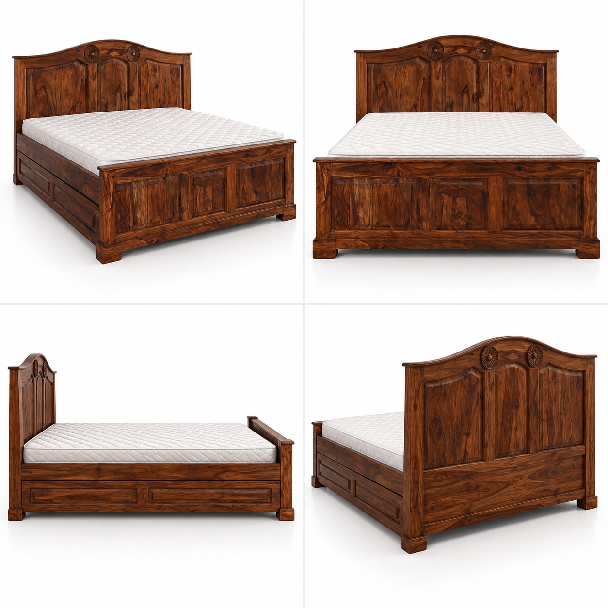 MANDALA Queen/King bed with storage image 2
