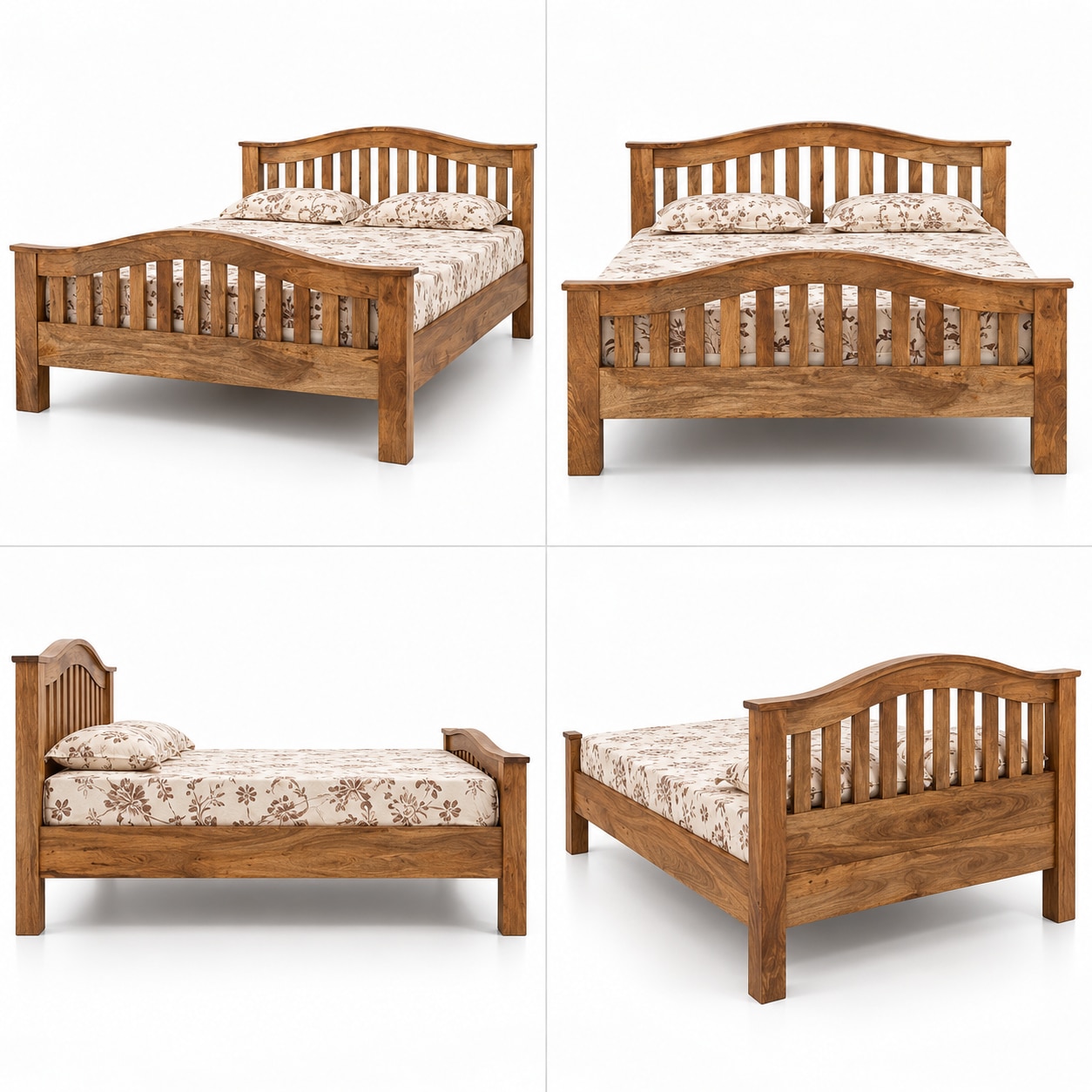 ESTIQUE Queen/King bed without storage image 2