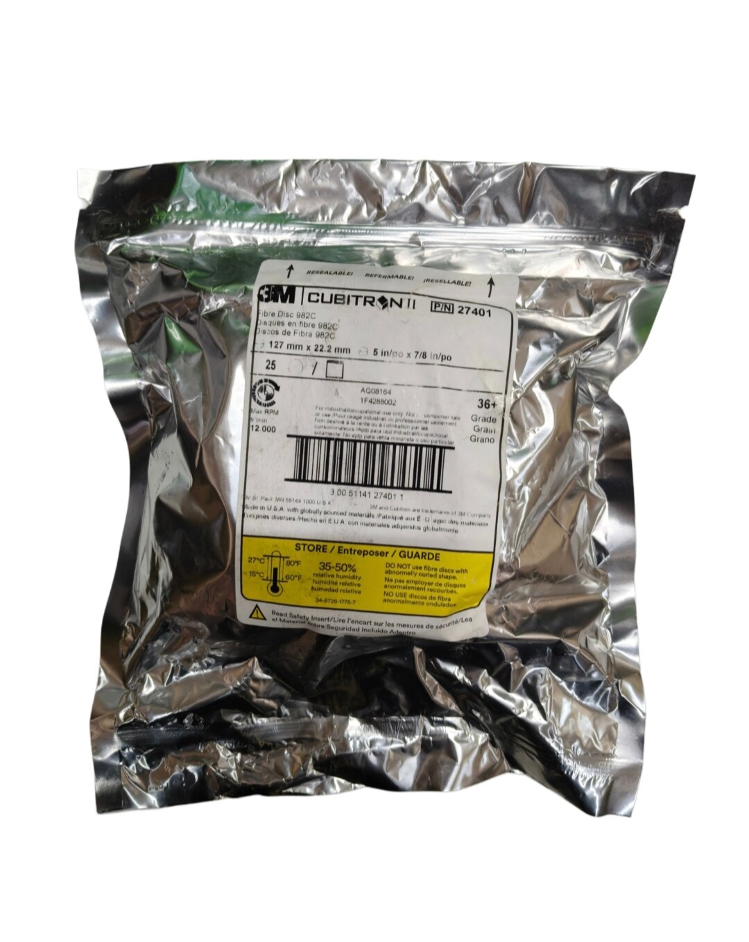 3M Cubitron II Fibre Disc 982C image 2