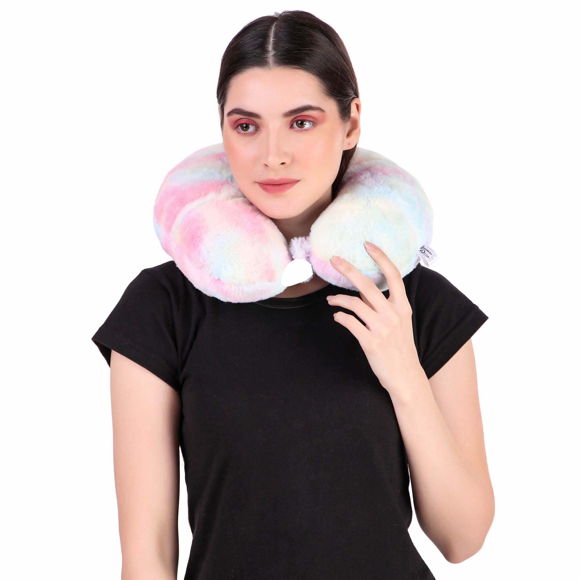  Premium Fur Neck Pillow – Ultimate Comfort for Travel & Relaxation image 5