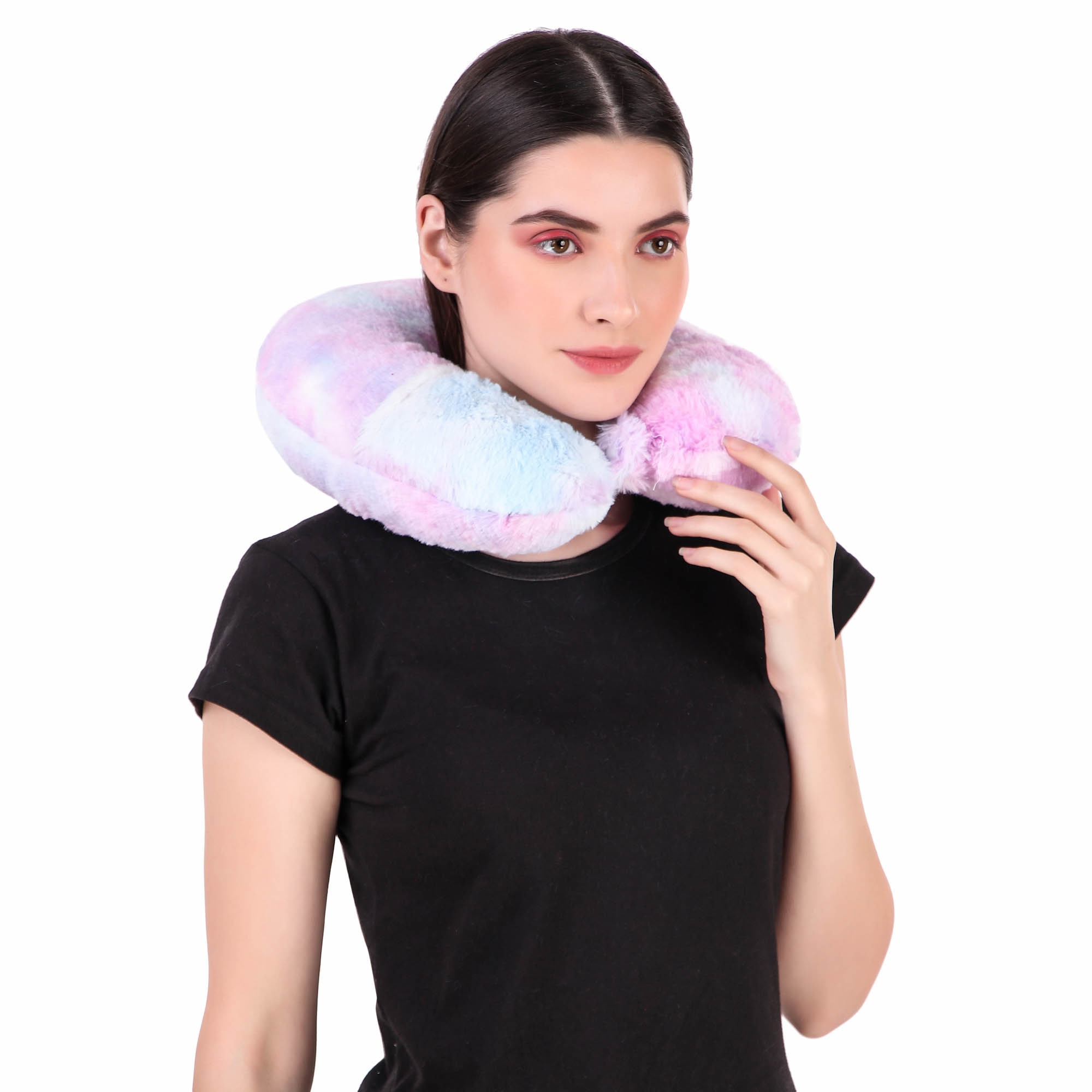  Premium Fur Neck Pillow – Ultimate Comfort for Travel & Relaxation image 4