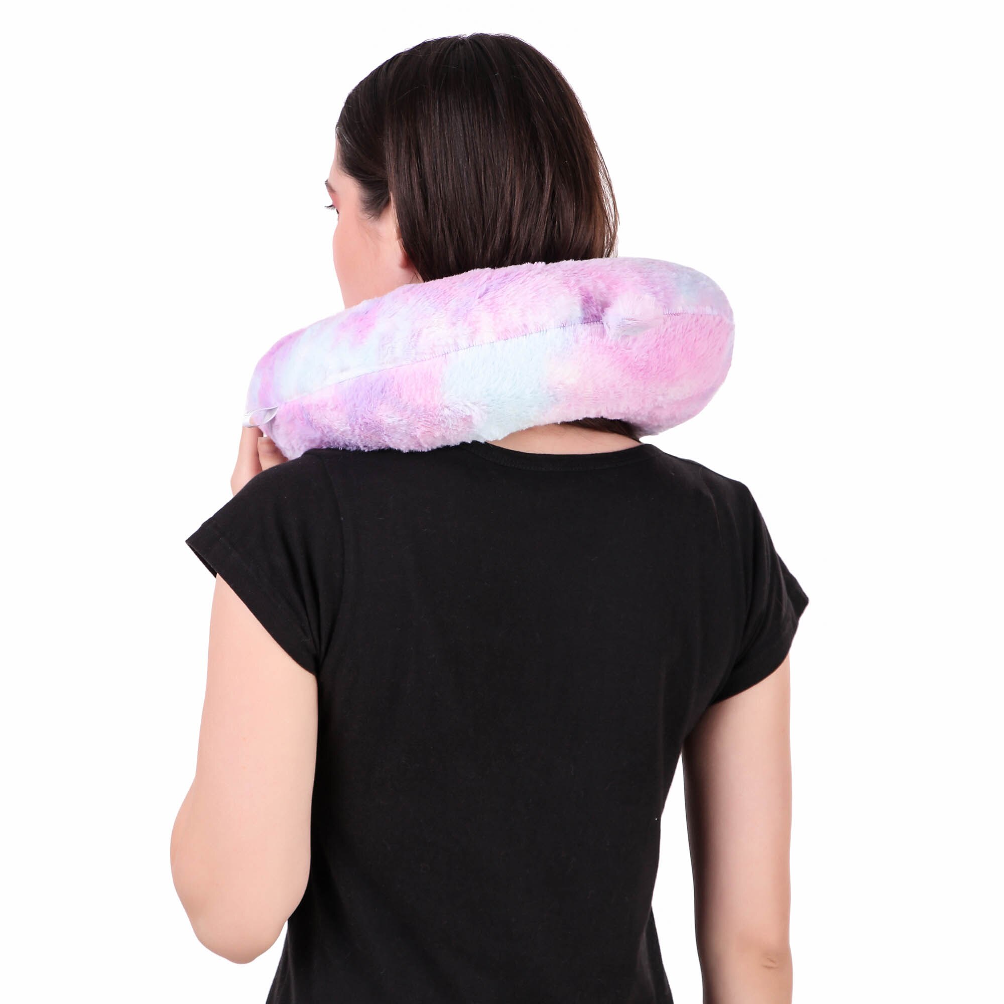  Premium Fur Neck Pillow – Ultimate Comfort for Travel & Relaxation image 3