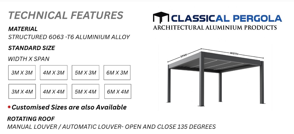 ALUMINIUM PERGOLA OVER-VIEW image 9