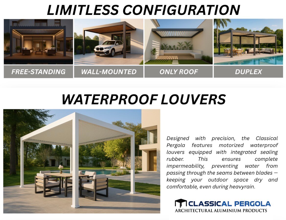 ALUMINIUM PERGOLA OVER-VIEW image 6