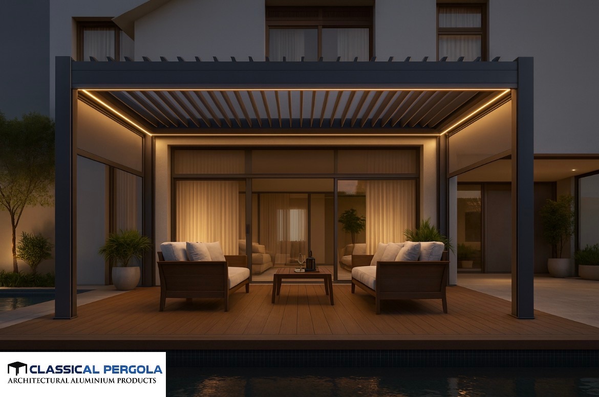 ALUMINIUM PERGOLA ADD-ON FEATURES image 2