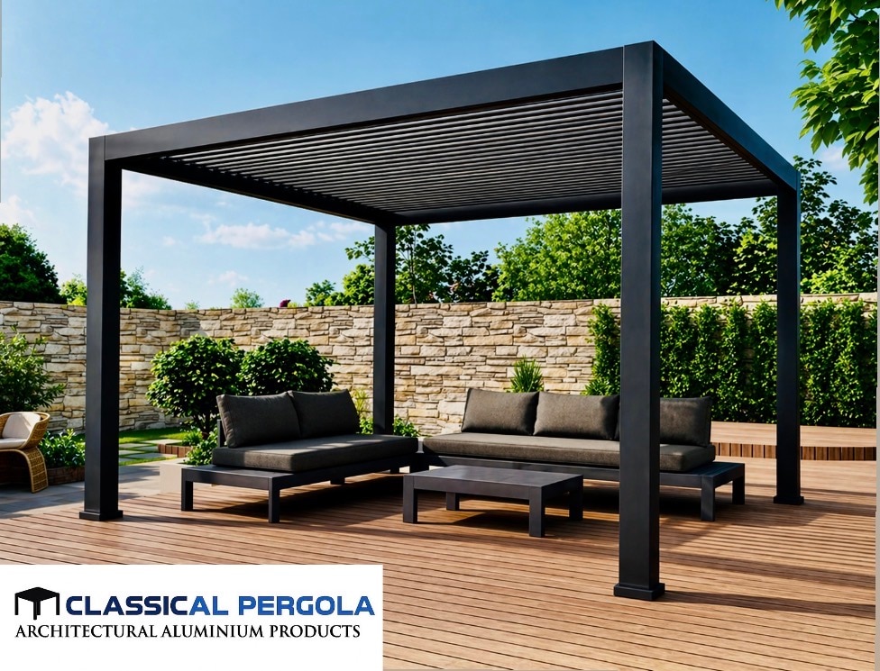 ALUMINIUM FIXED PERGOLA image 4