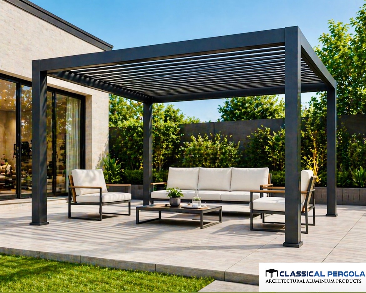 ALUMINIUM FIXED PERGOLA image 8