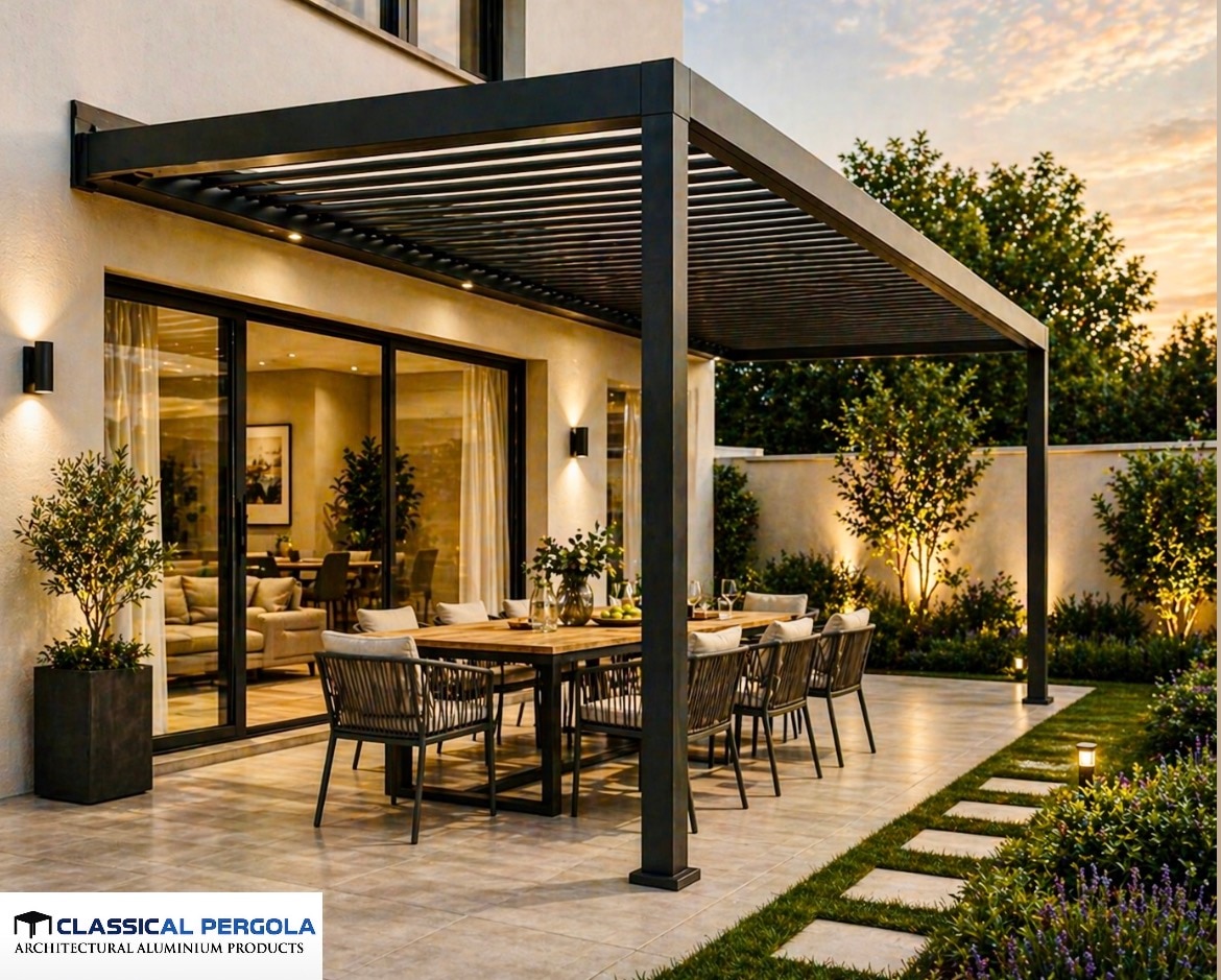 ALUMINIUM FIXED PERGOLA image 9