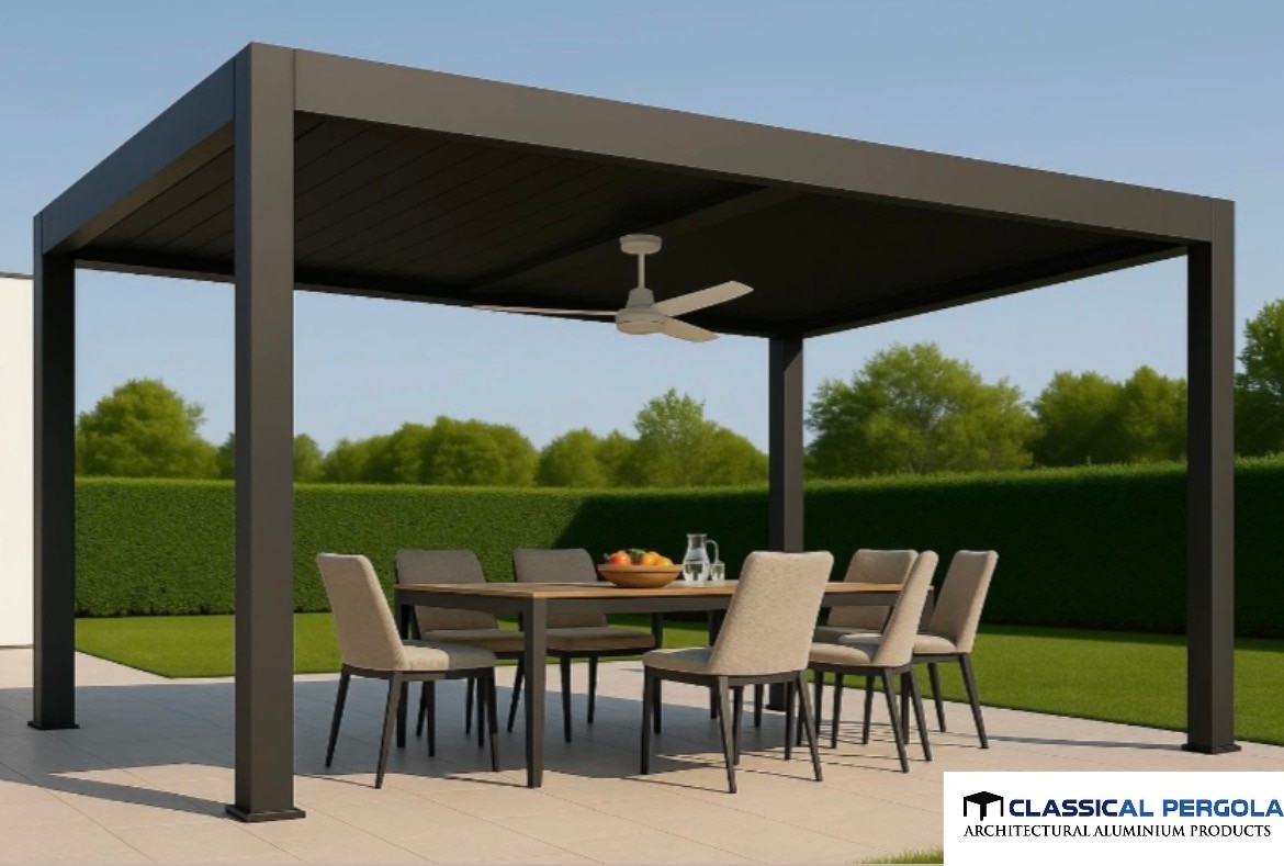 ALUMINIUM FIXED PERGOLA image 3
