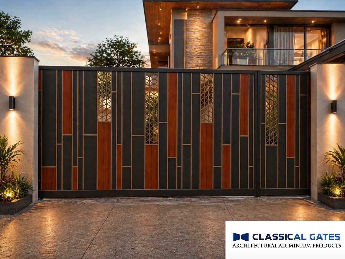 ALUMINIUM DOUBLE SLIDING GATE image 2