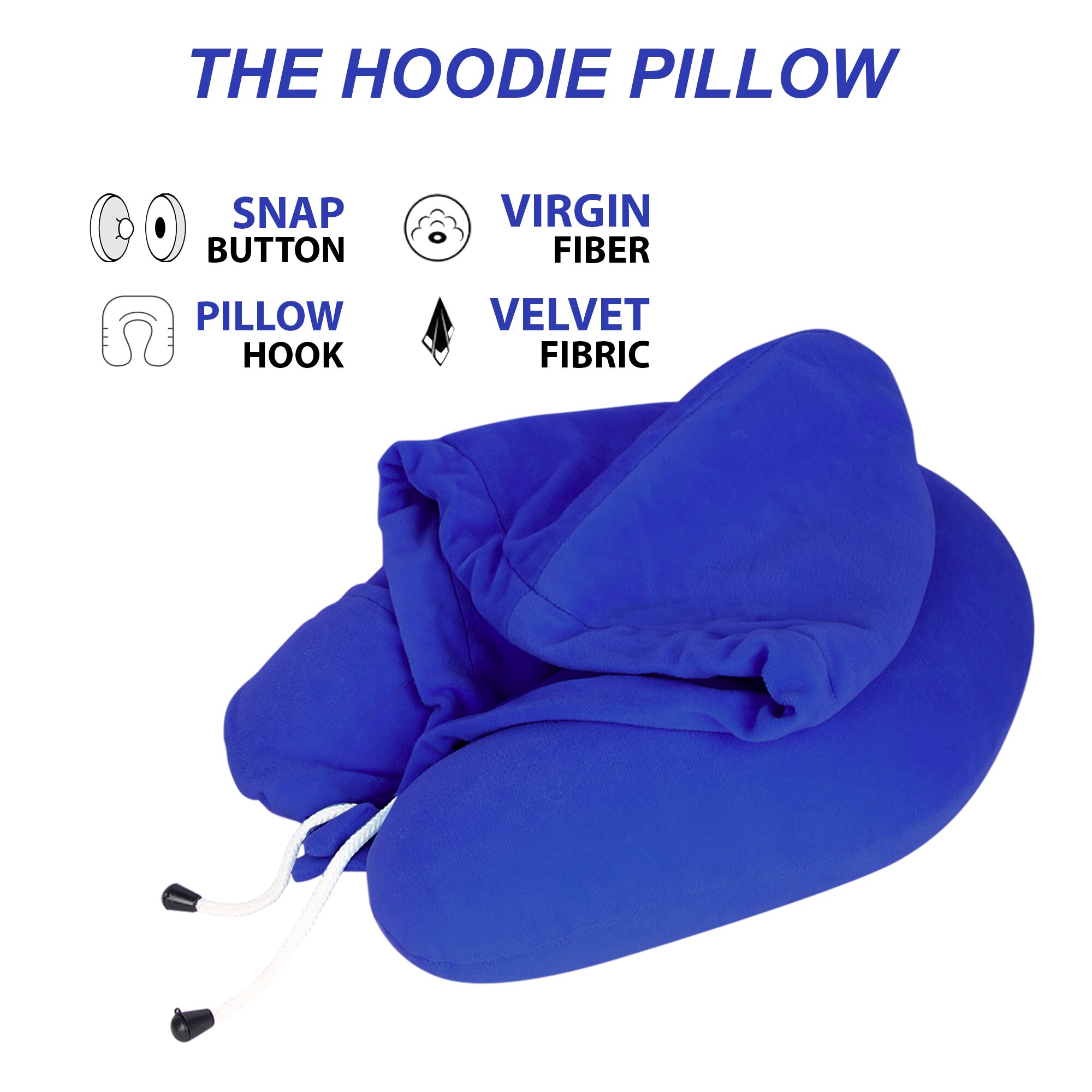 Neck Pillow with Hoddie (Eye mask) image 3