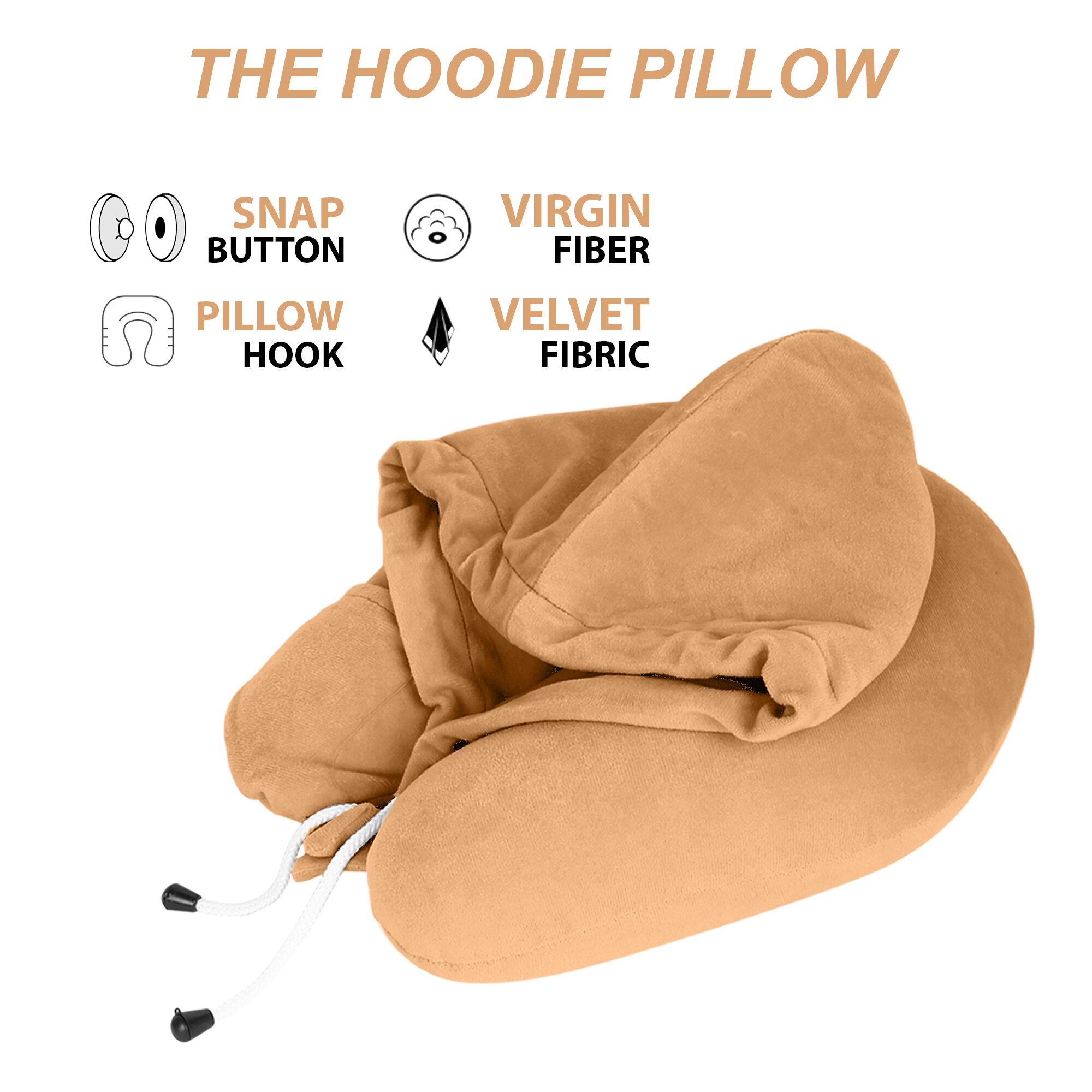 Neck Pillow with Hoddie (Eye mask) image 4