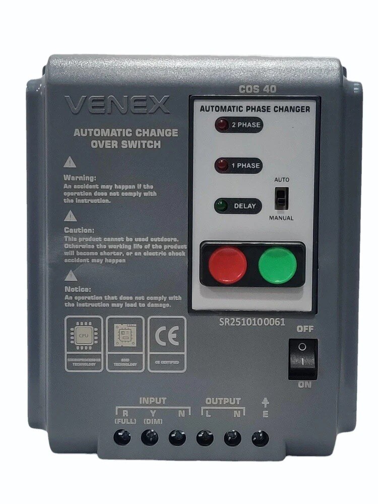 VENEX COS40 Phase Changer for Agriculture image 5