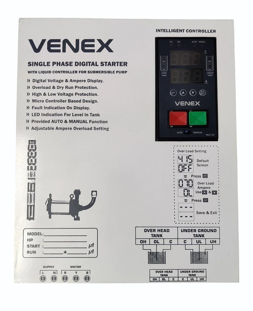 WLC V4 single phase Water Pump Control Panels with water level controller image 4