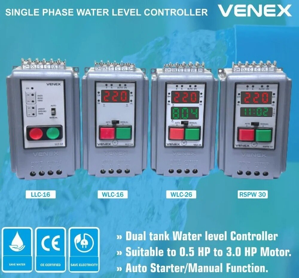 LLC 16 VENEX single phase fully automatic water level controller image 2