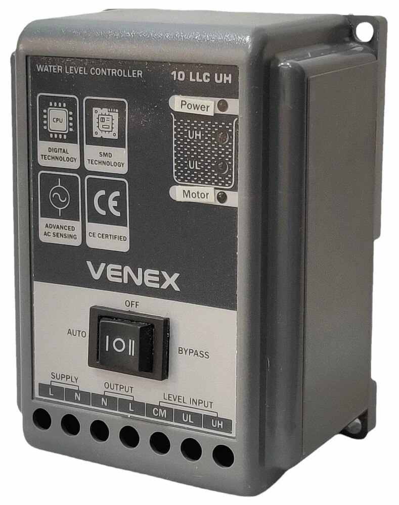 VENEX 10 LLC UH REVERSE Single Phase Water Level Controller For Under Ground Tank Reverse Function image 5