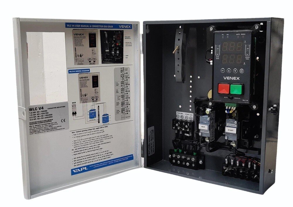 WLC V4 single phase Water Pump Control Panels with water level controller image 3