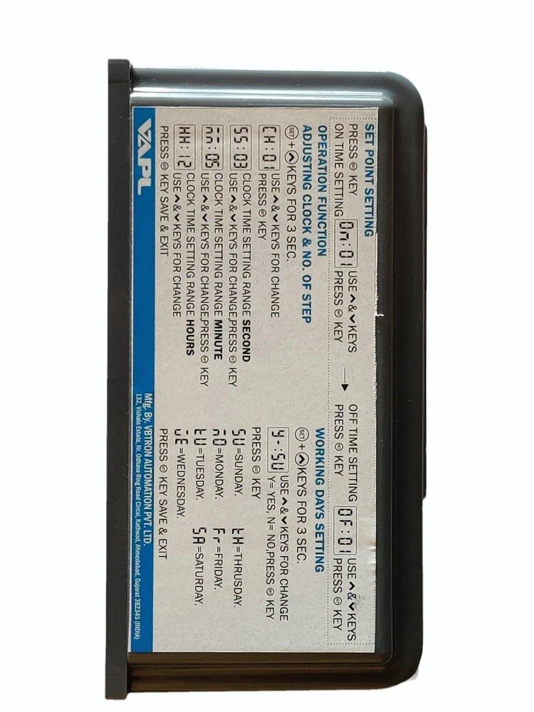 RTC 400 VENEX DIGITAL TIMER FOR STREET LIGHT AND HIGH MAST TOWER LIGHT image 7