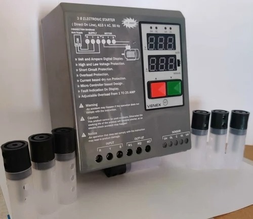 VENEX Three Phase Submersible Pump DOL Starter with water level controller image 4