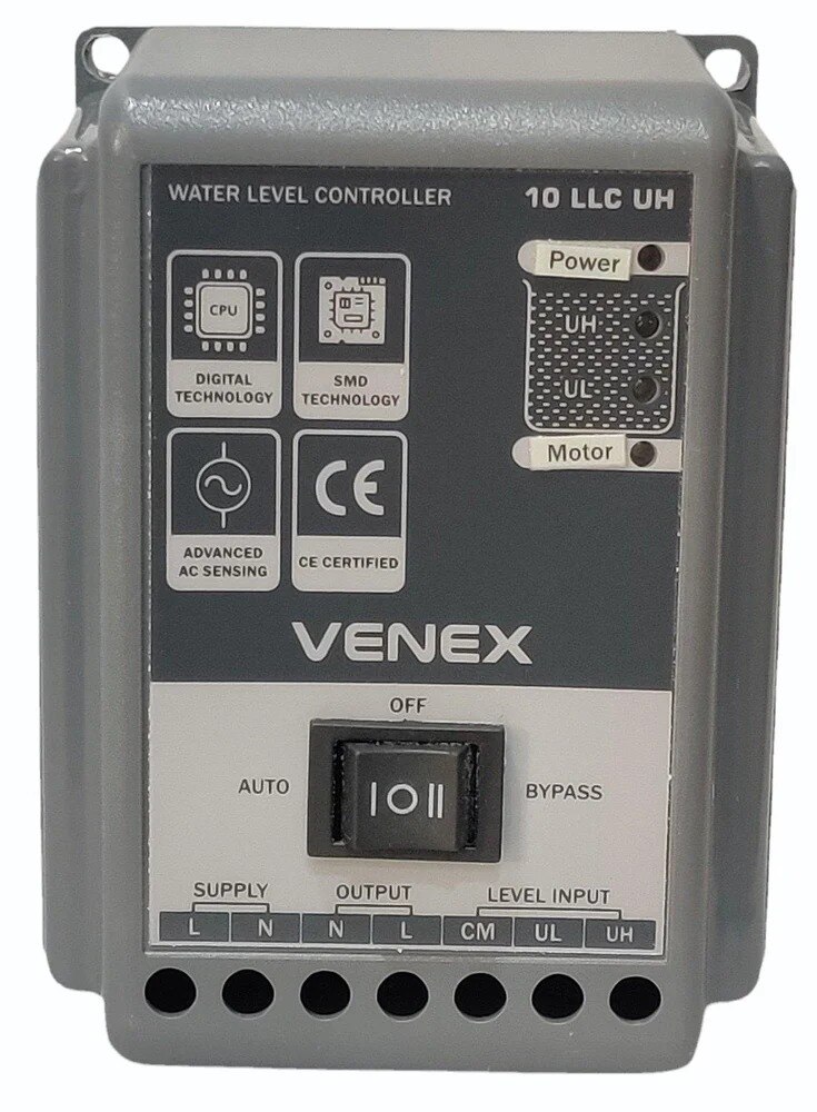 VENEX 10 LLC UH REVERSE Single Phase Water Level Controller For Under Ground Tank Reverse Function image 3