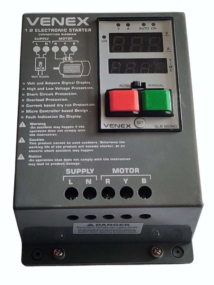 VENEX SLR MONO solar panel cleaning system starter with timer and water level controller image 7